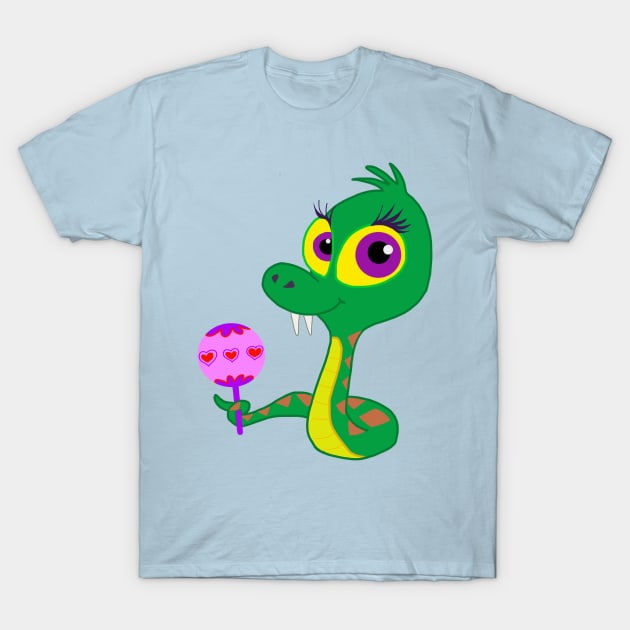 Baby Rattler T-Shirt by wolfmanjaq